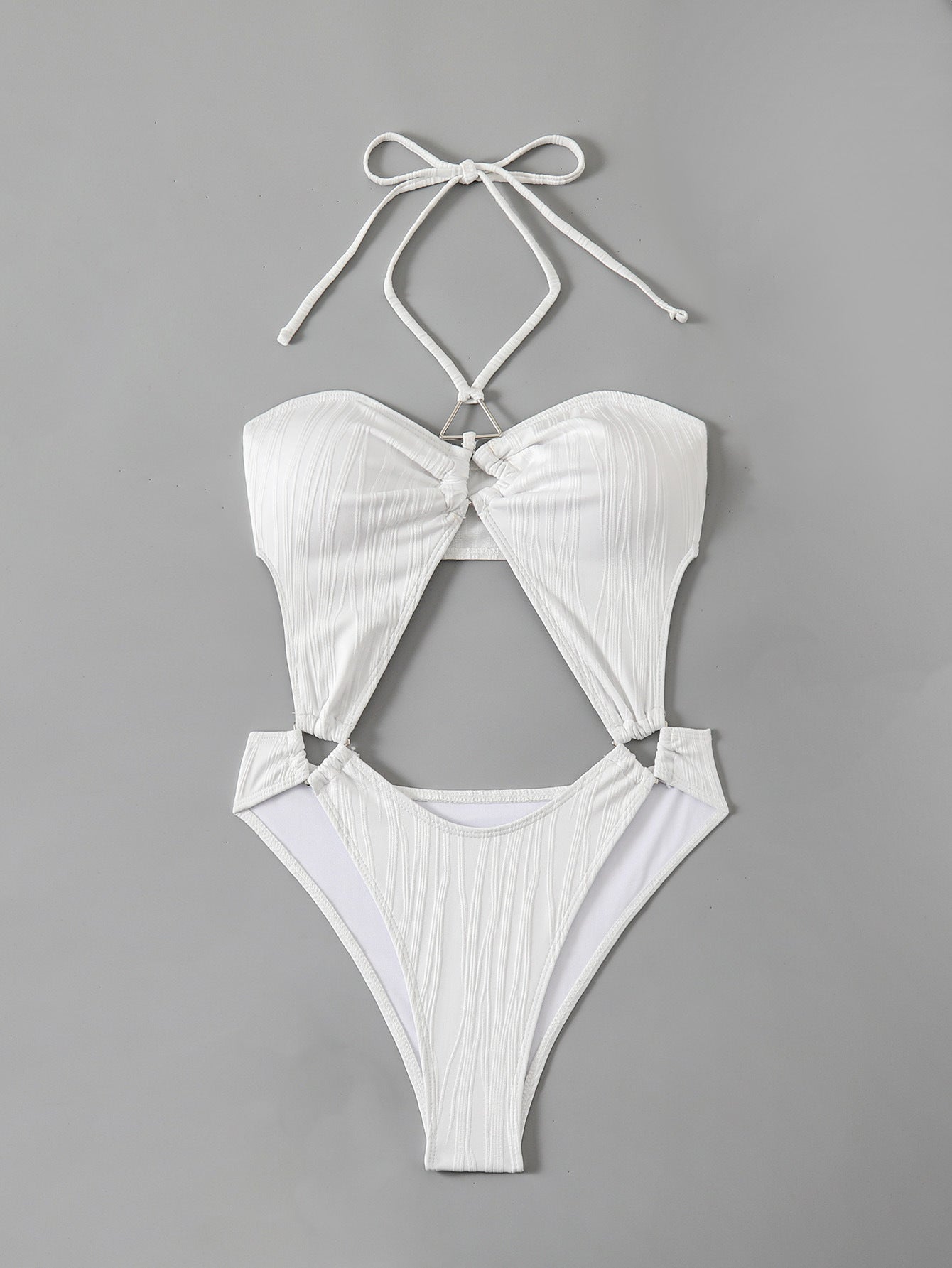 Women Hollow Out Cutout One Piece Swimsuit Swimwear
