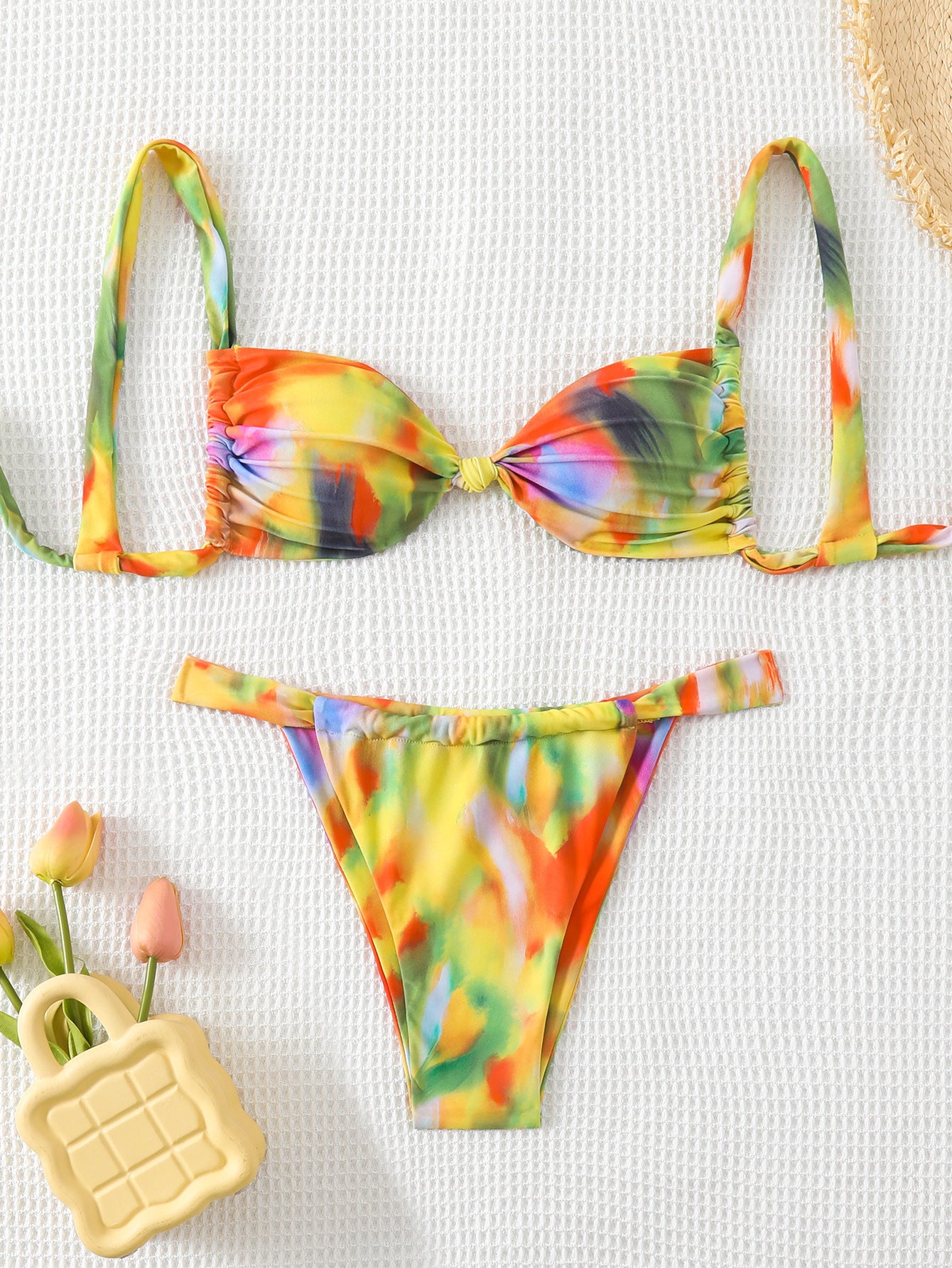 Printed Summer Bikini Swimsuit for Women Beachwear Set