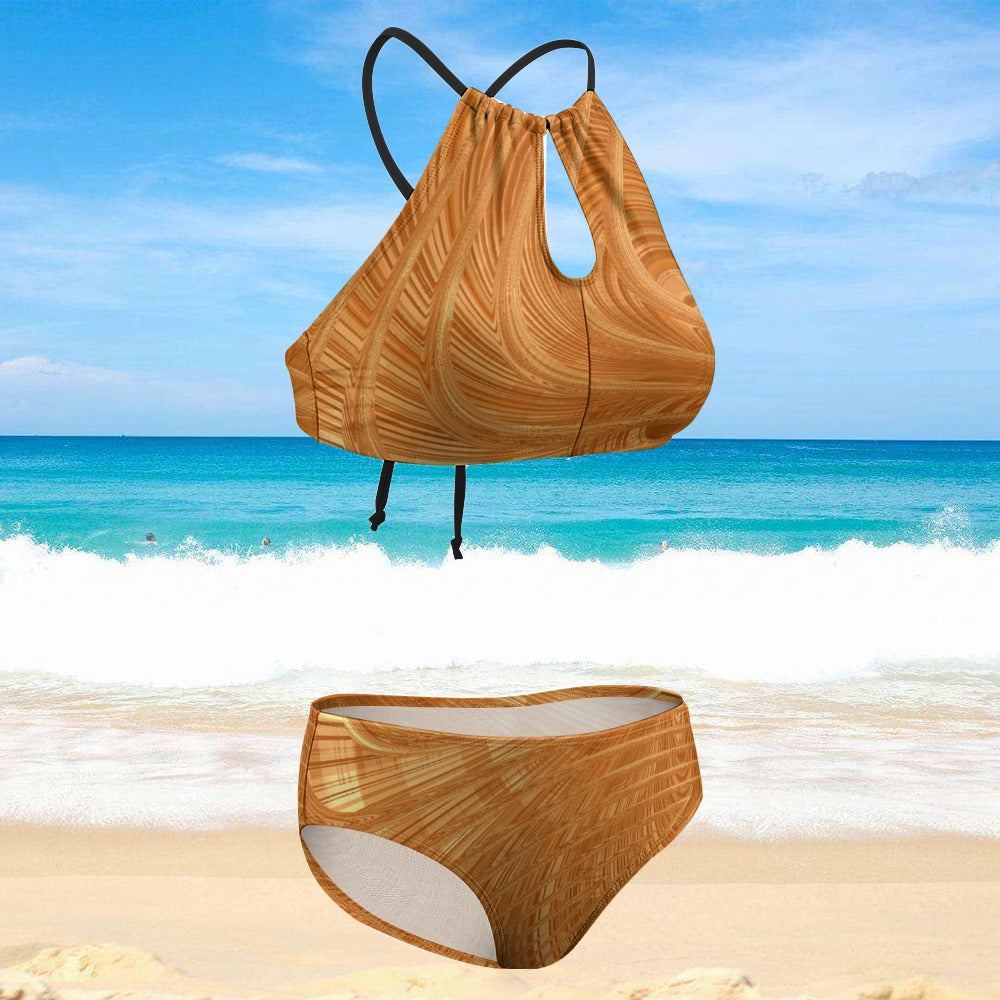 Golden Rings Whipped Bikini Set Two Piece Swimsuit
