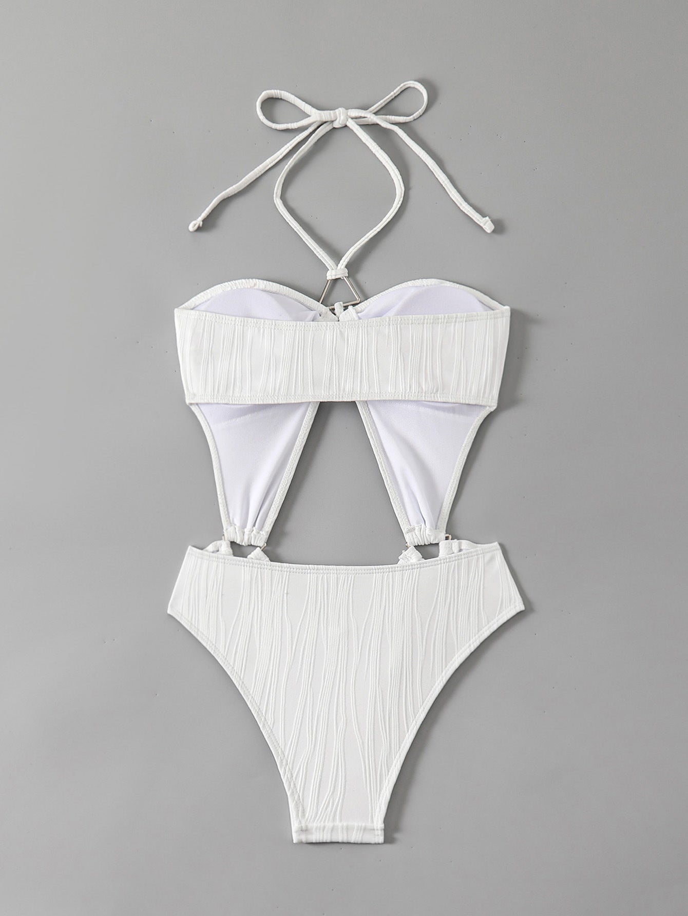 Women Hollow Out Cutout One Piece Swimsuit Swimwear