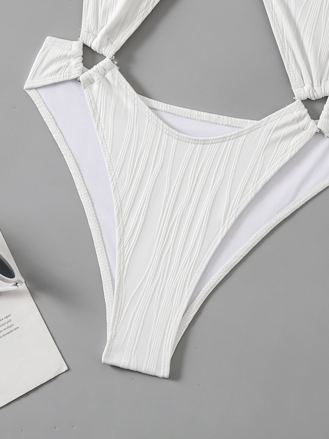 Women Hollow Out Cutout One Piece Swimsuit Swimwear